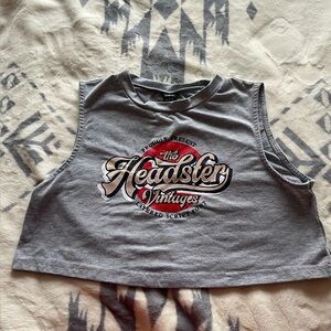 Cute Cropped Graphic Tang Top